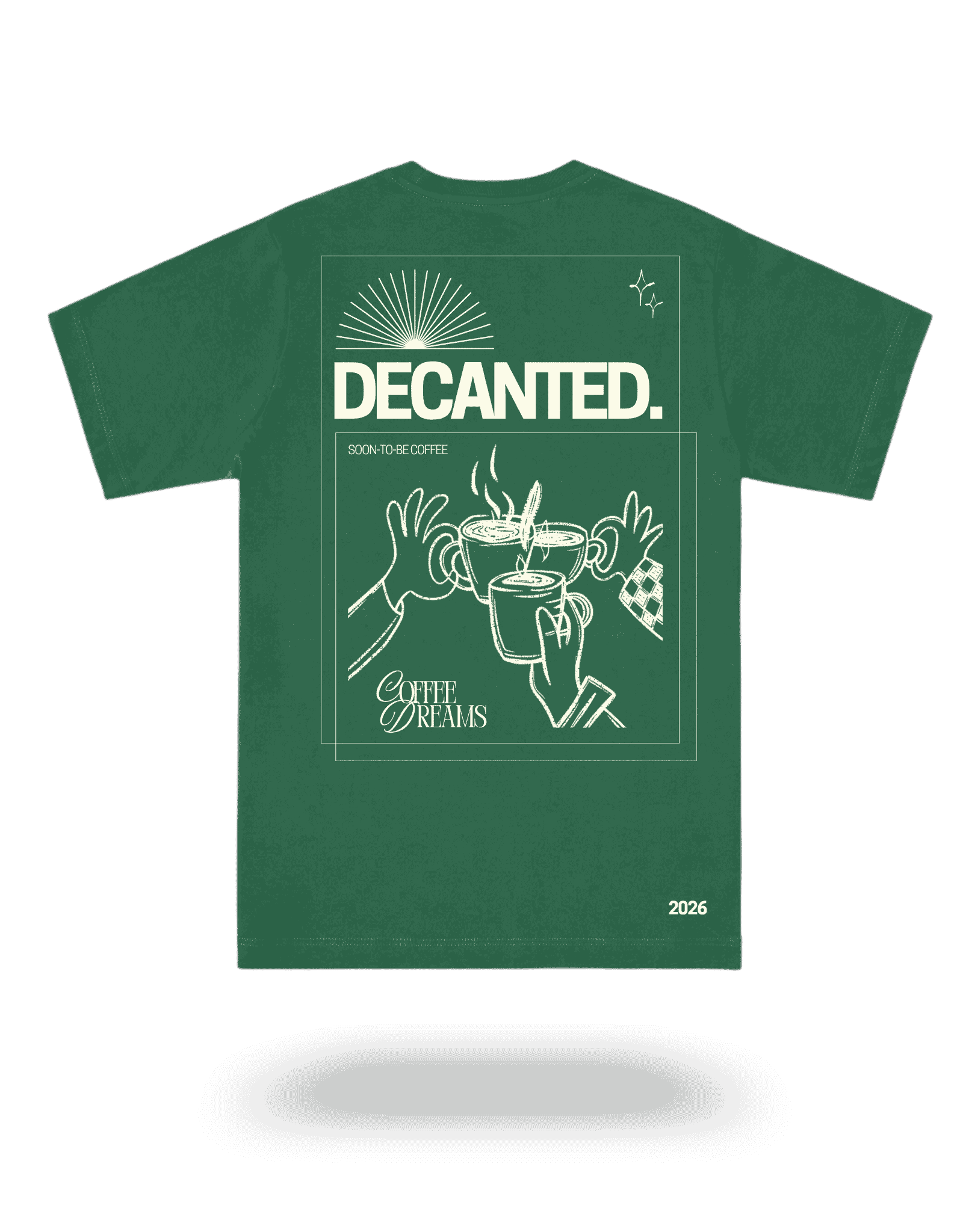 Coffee Dreams tee — back